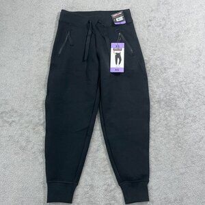 NEW Kirkland Signature Womens XS Black  Scuba Jogger Pants